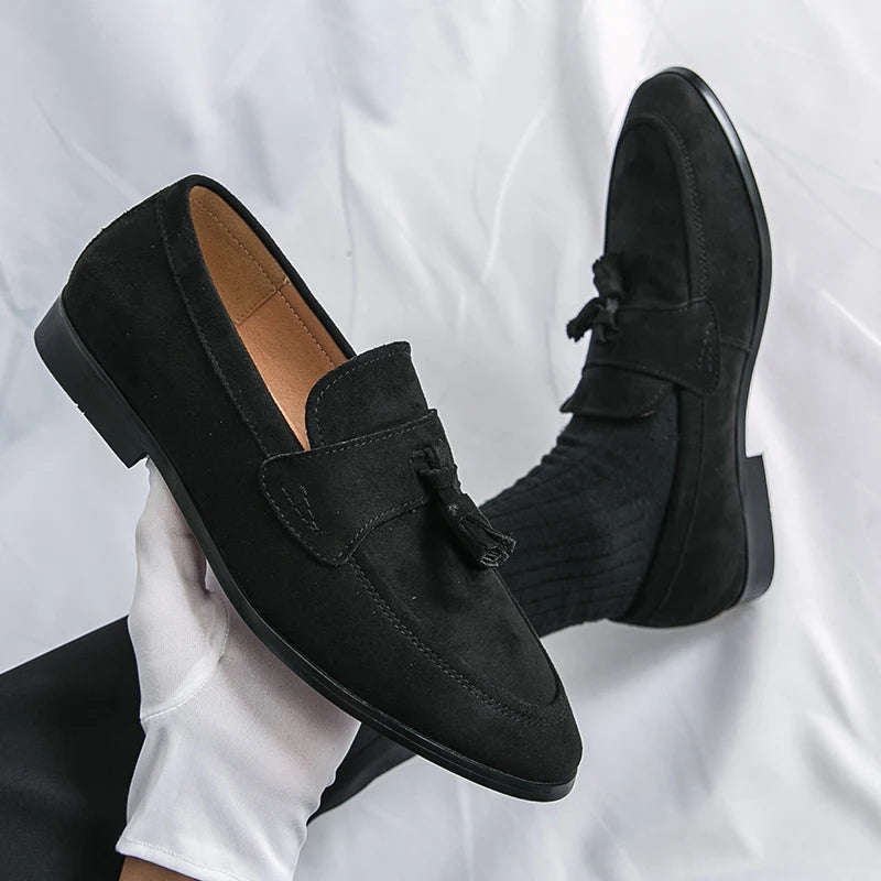 Cambridge Suede Tassel Loafer