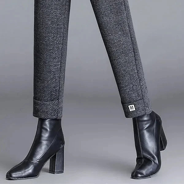 Herringbone Wool Trouser