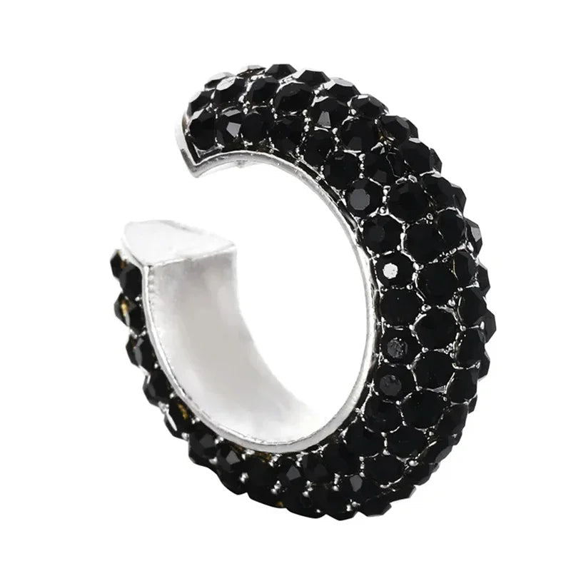 Halo Pavé Crystal Ear Cuff
