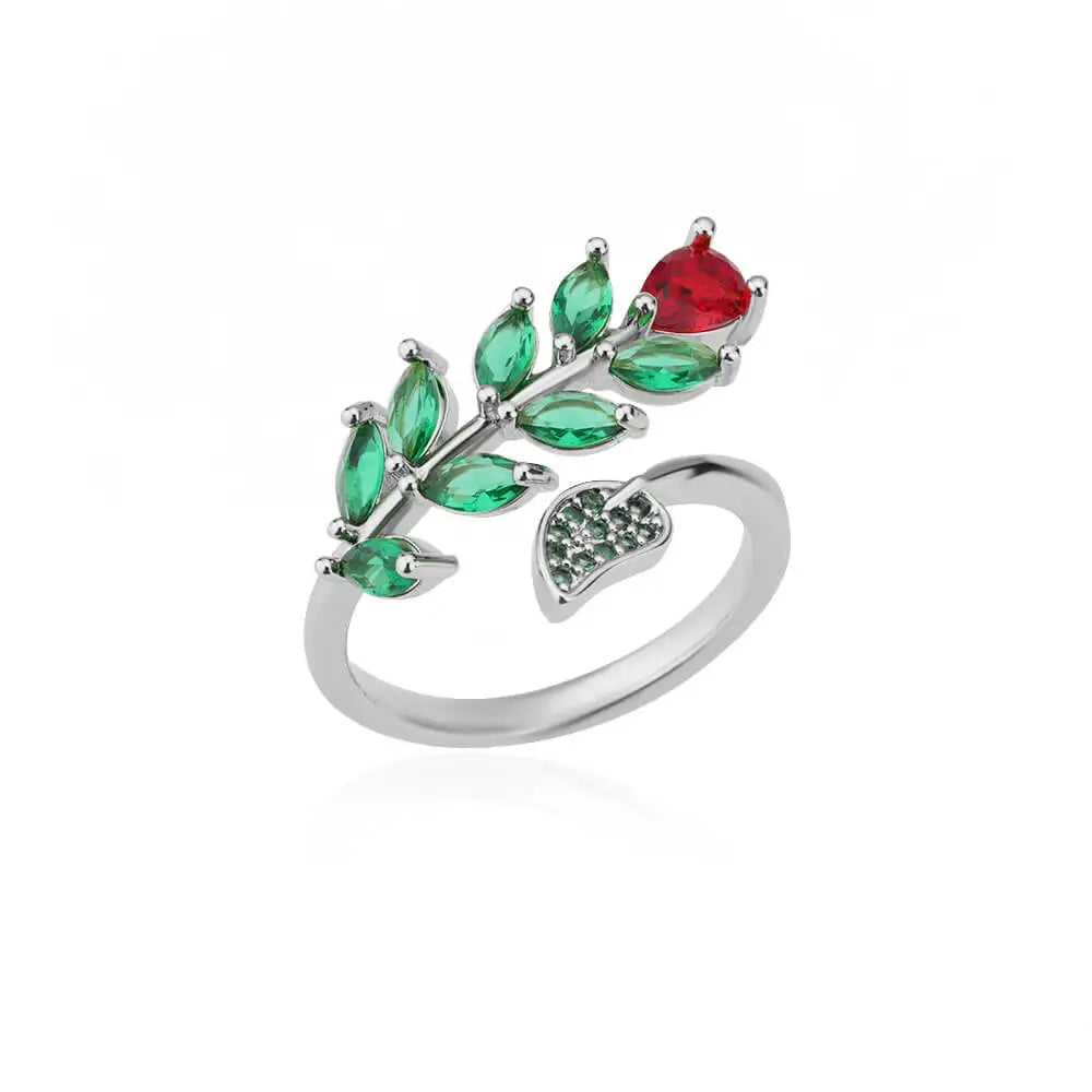 Rose d’Or Zircon Ring