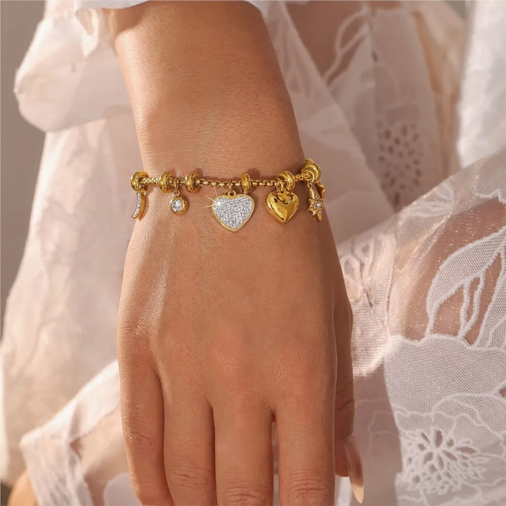 Céleste d’Amour Charm Bracelet