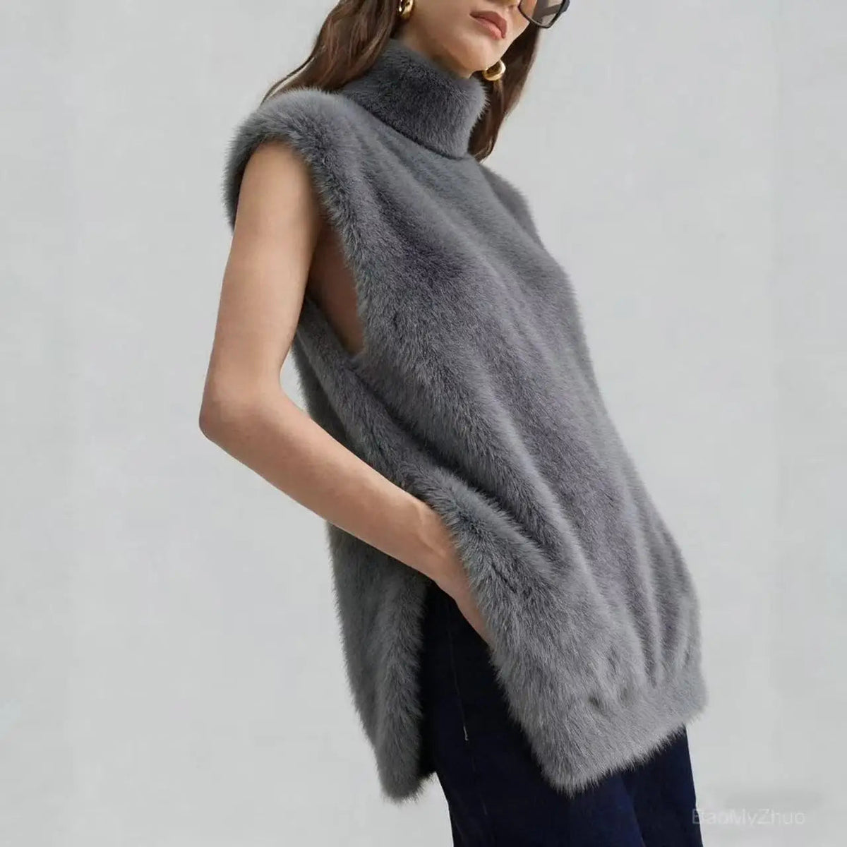Cashmira Turtleneck Vest