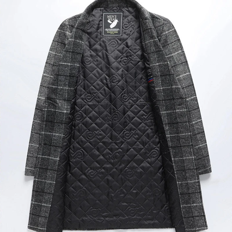 Stratford Plaid Overcoat