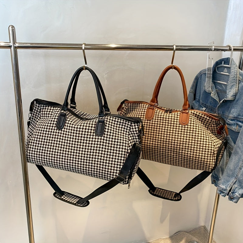 Avenue Houndstooth Weekender Bag
