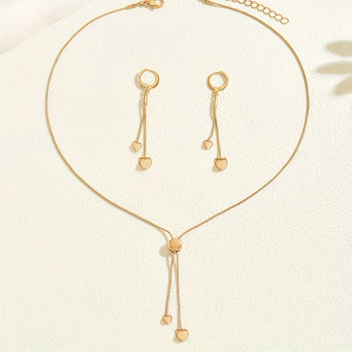 Heartline Necklace & Earring Set