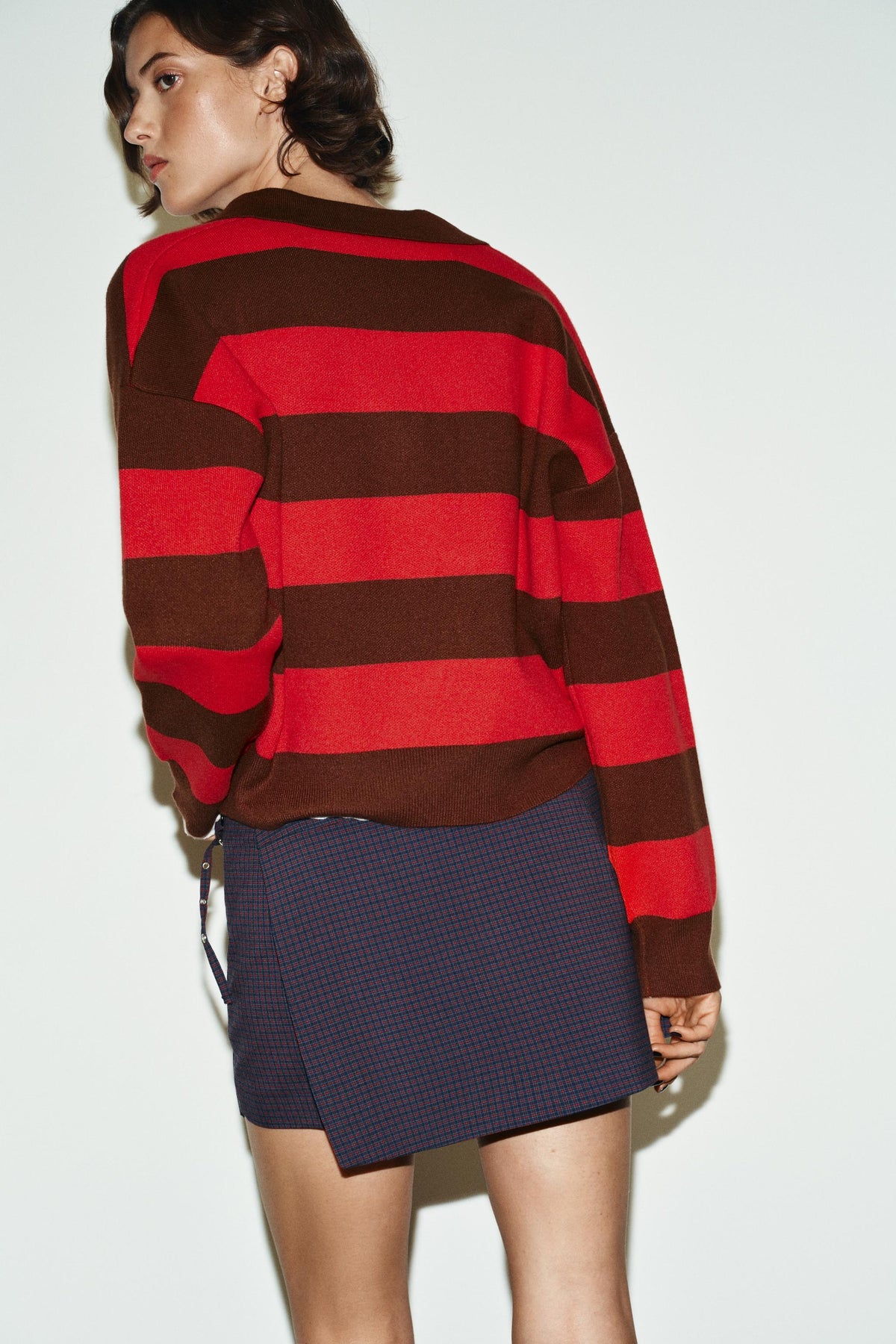 Varsity Striped Knit Polo