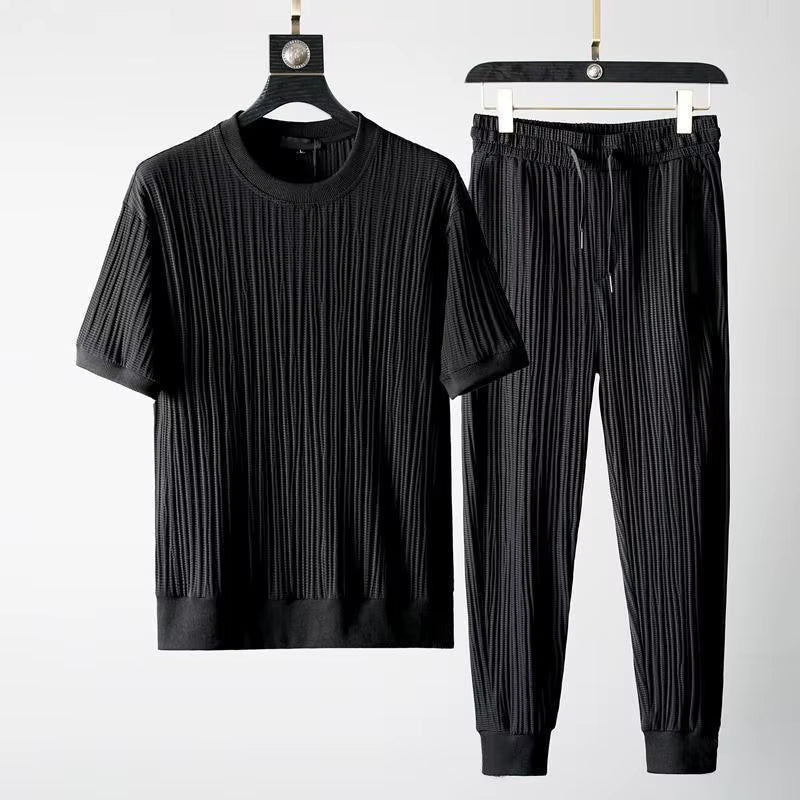 Off-Duty Pleated Set