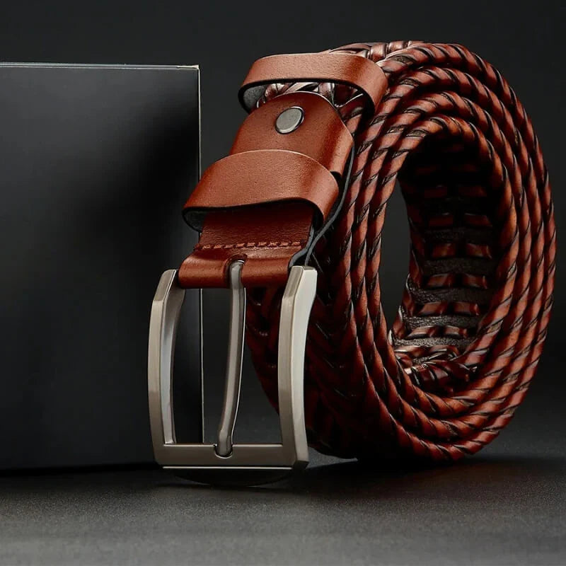 Kingsley Woven Leather Belt