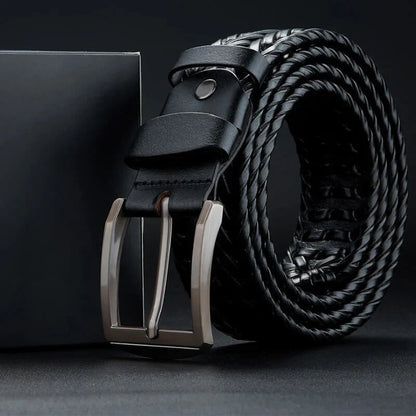 Kingsley Woven Leather Belt