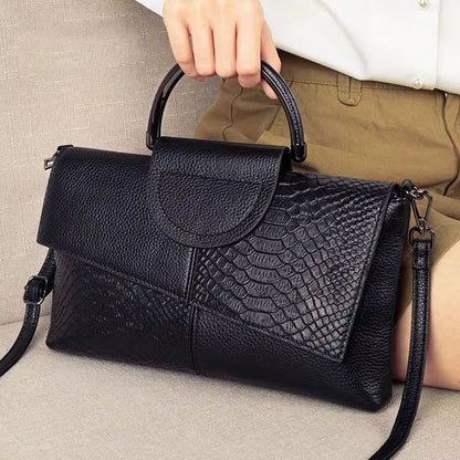 Serpenza Snake Embossed Bag