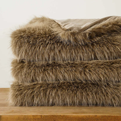 Haven Faux Fur Throw Blanket