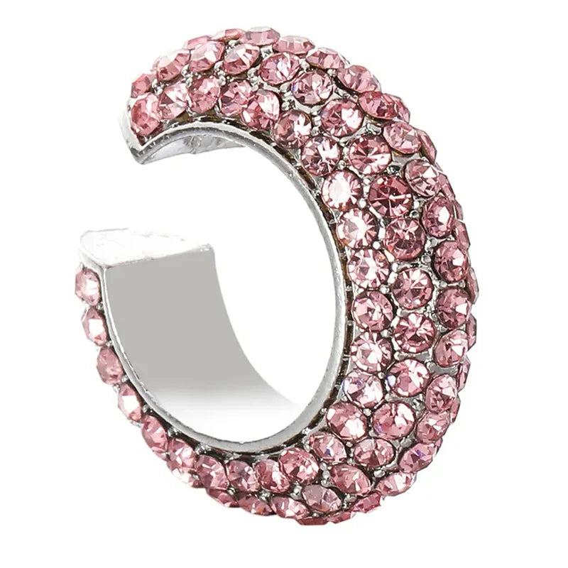 Halo Pavé Crystal Ear Cuff