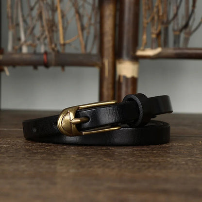 Quinn Slim Leather Belt