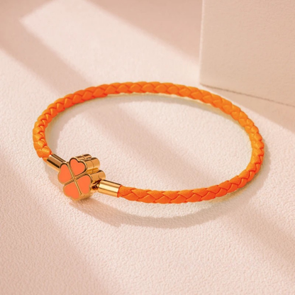 Four-Leaf Braided Bracelet