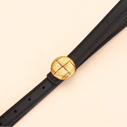 Sola Slim Leather Belt