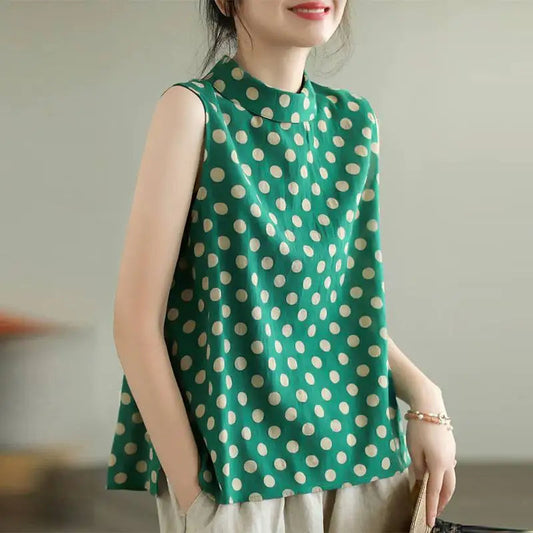 Aveline Polka Top