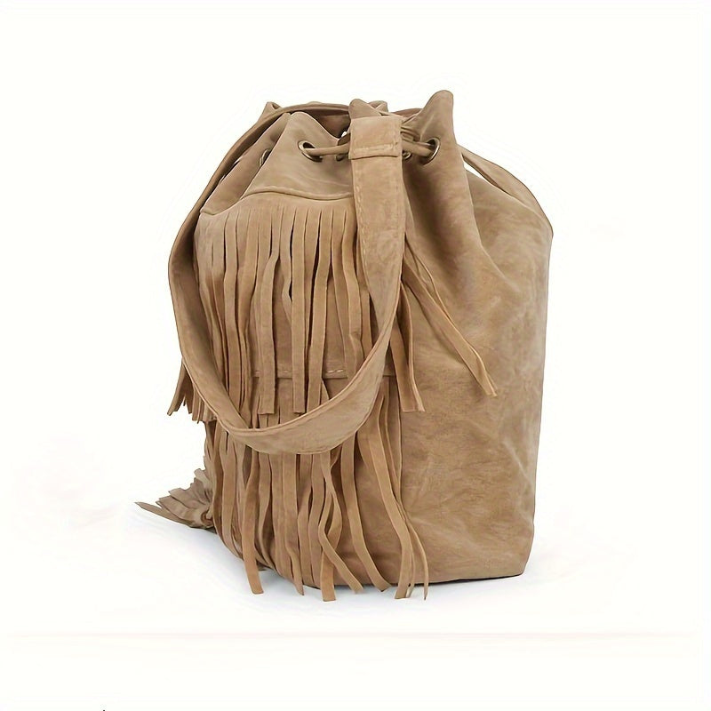 Canyon Fringe Bucket Bag