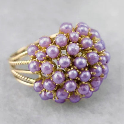 Capri Bloom Cluster Ring