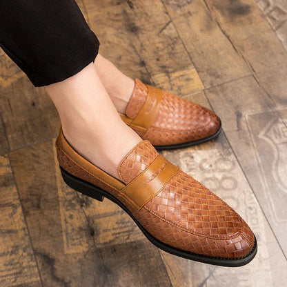 Milano Woven Leather Loafer