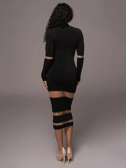 Amara Mesh Bodycon Dress