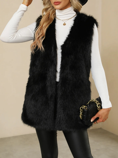 Madison Faux Fur Vest