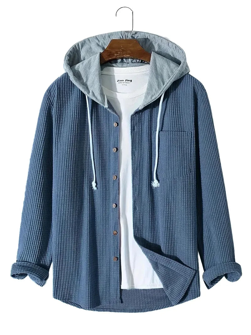 Laidback Knit Hoodie Shirt