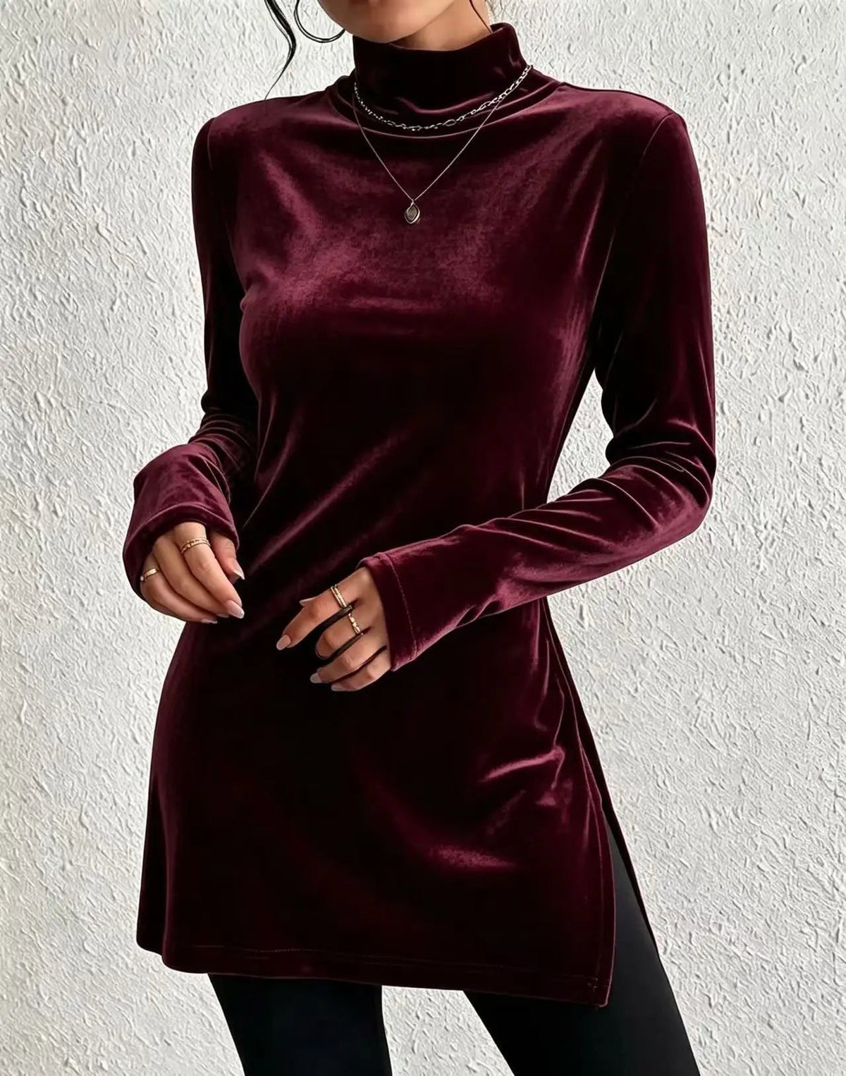 Victoria Velvet Tunic
