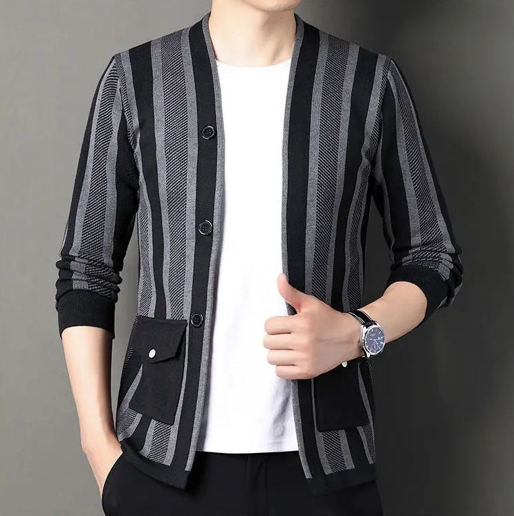 Trenton Stripe Cardigan
