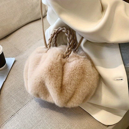 Pomme Plush Crossbody Bag