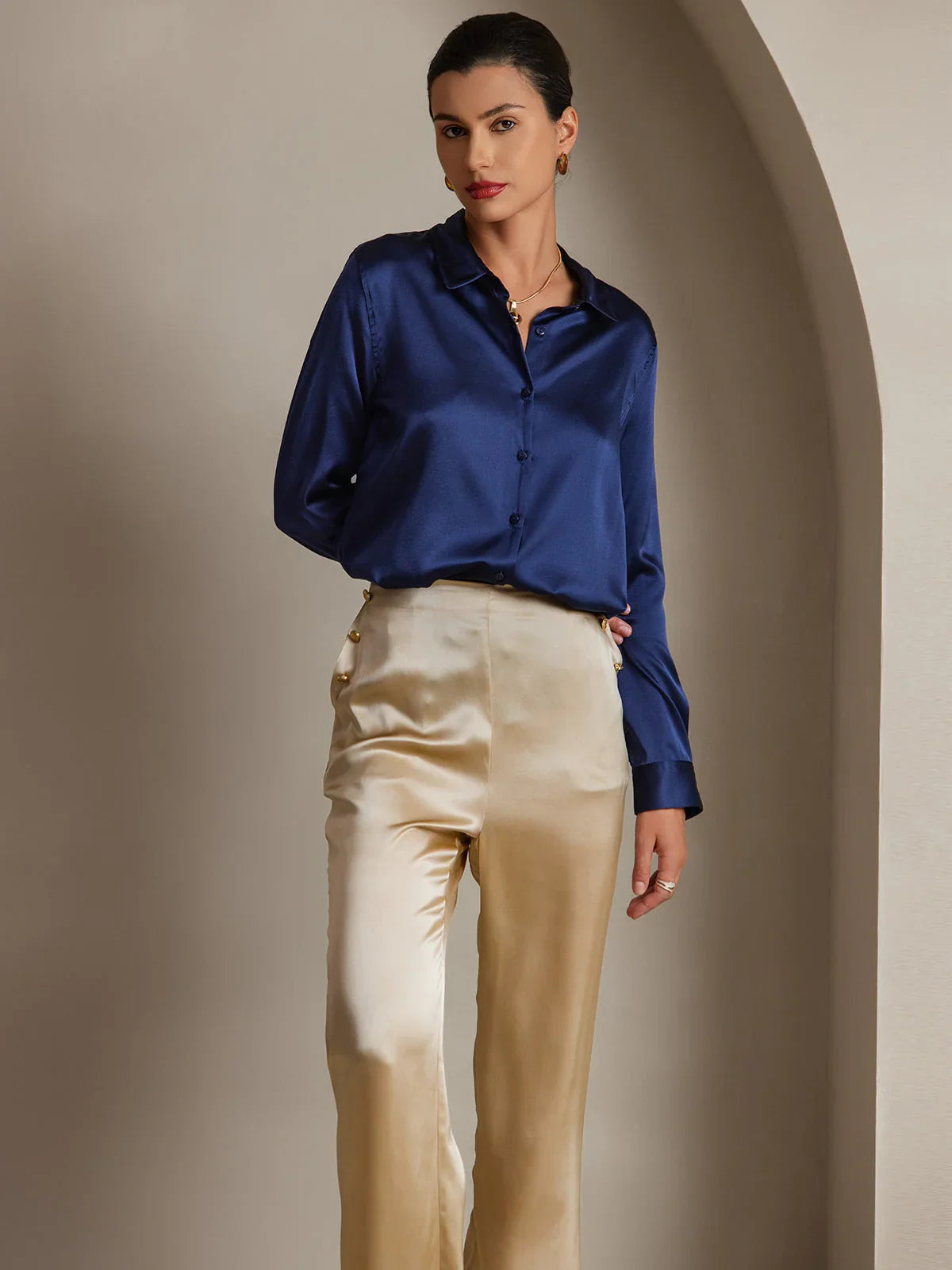 Valora Satin Blouse