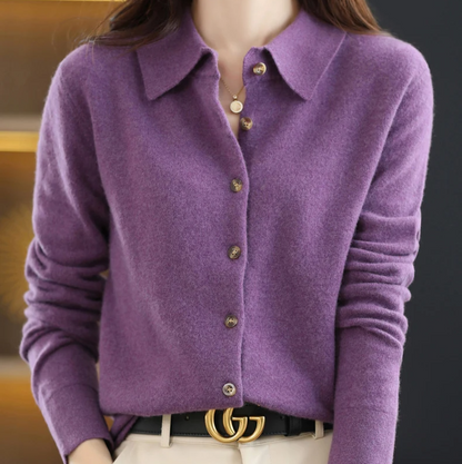 Grace Soft Knit Button-Up