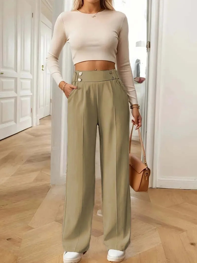 Margaux Button Waist Pant