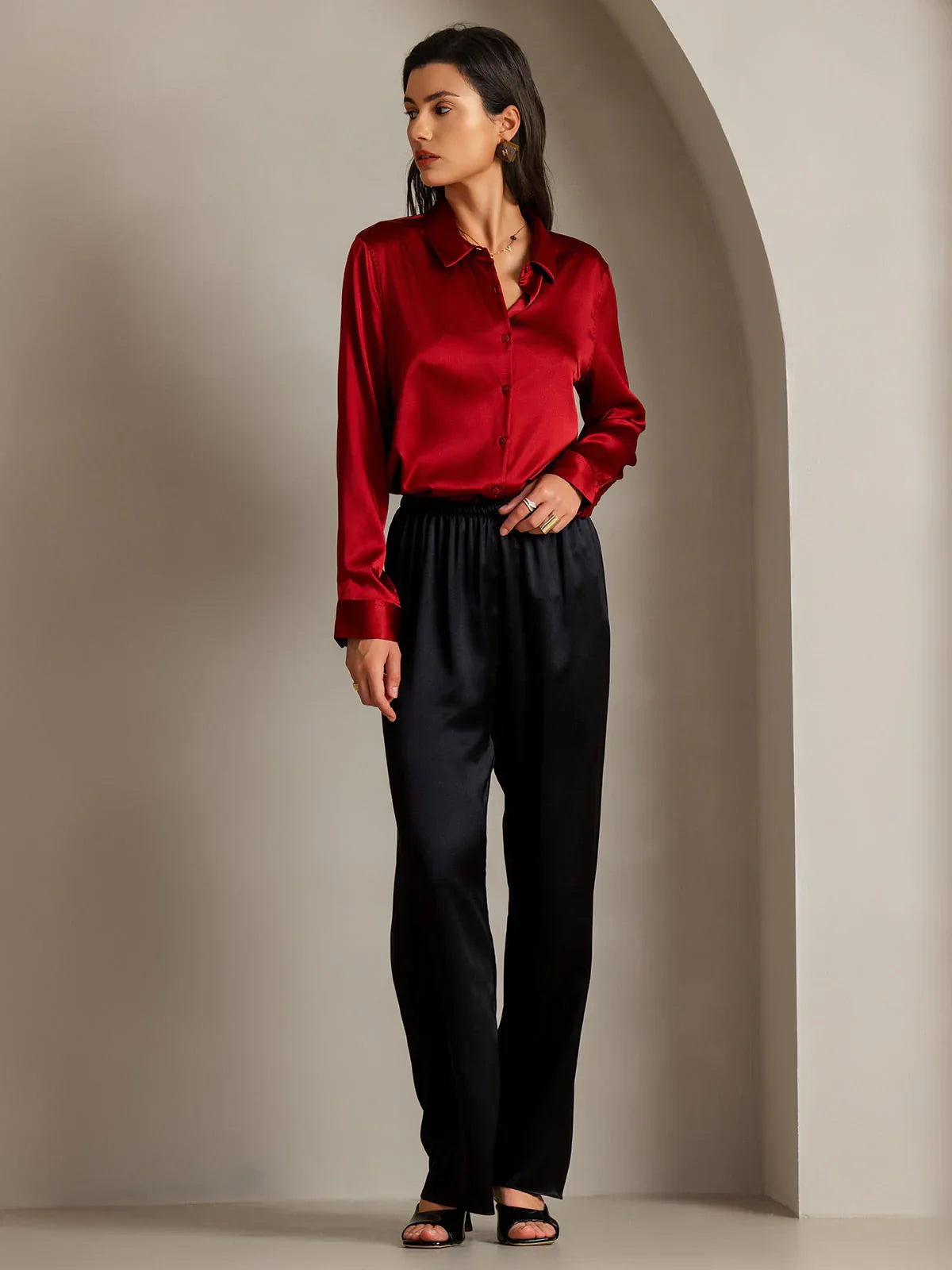 Valora Satin Blouse