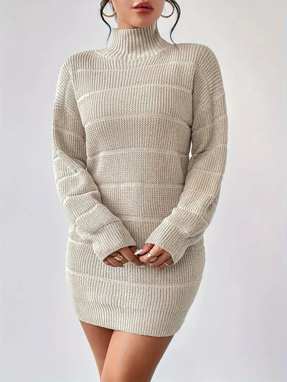 Turtleneck Mini Dress