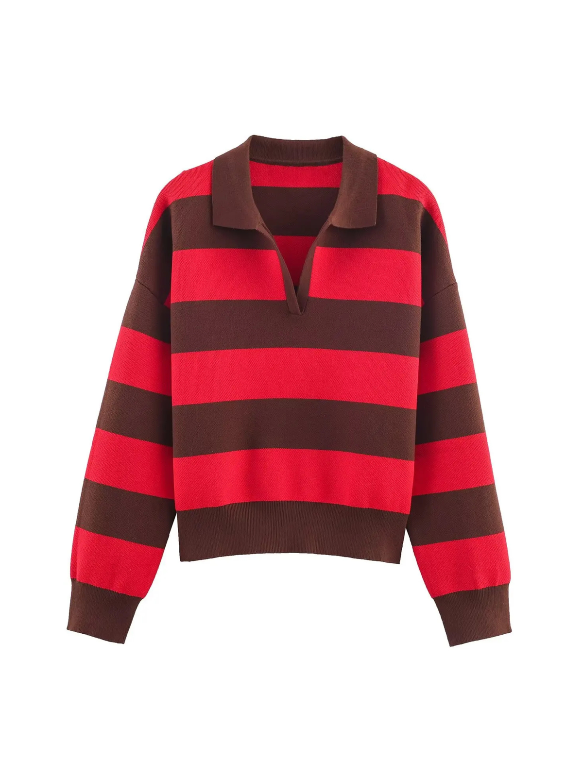 Varsity Striped Knit Polo