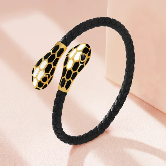 Viper Twin-Serpent Cuff