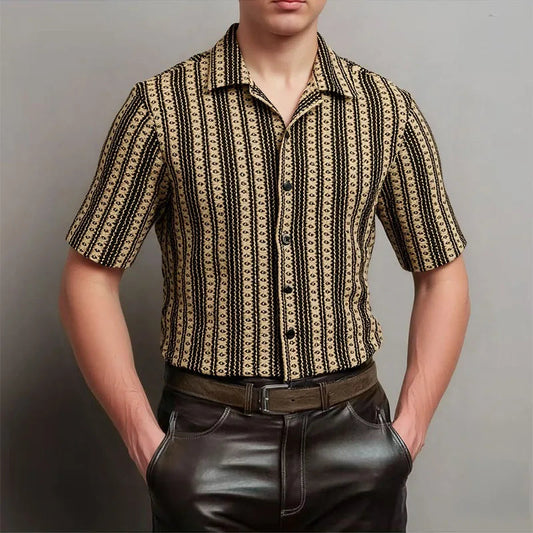 Montavero Stripe Knit Shirt