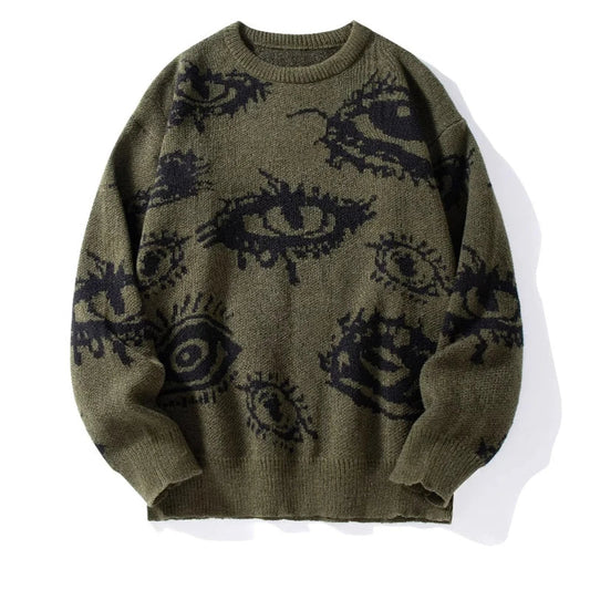 Eye Thread Knit Sweater