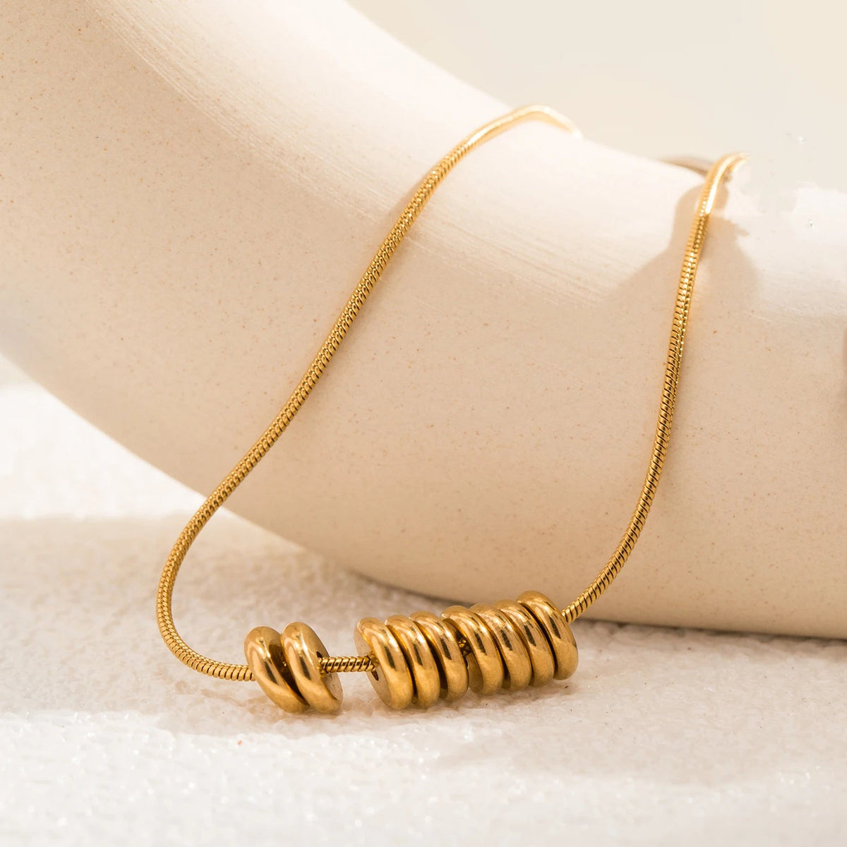 Halo Disc Chain Necklace