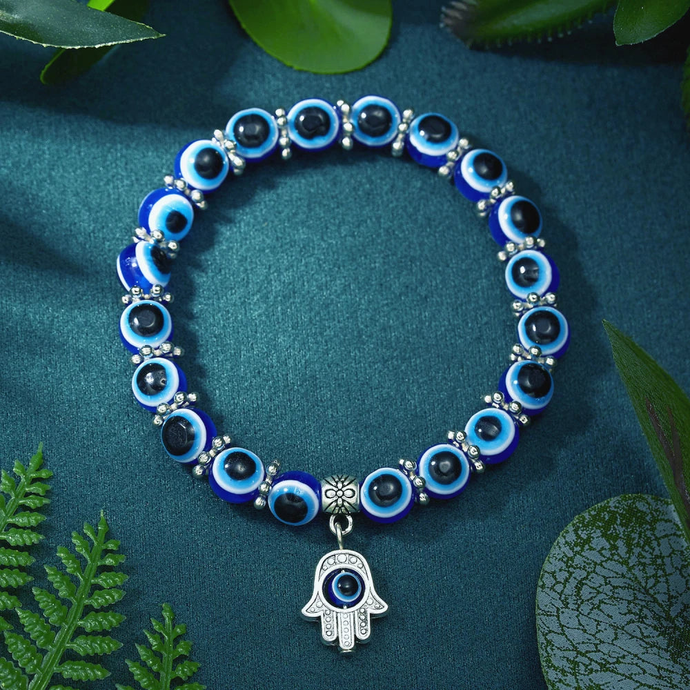 Saphira Evil Eye Charm Anklet