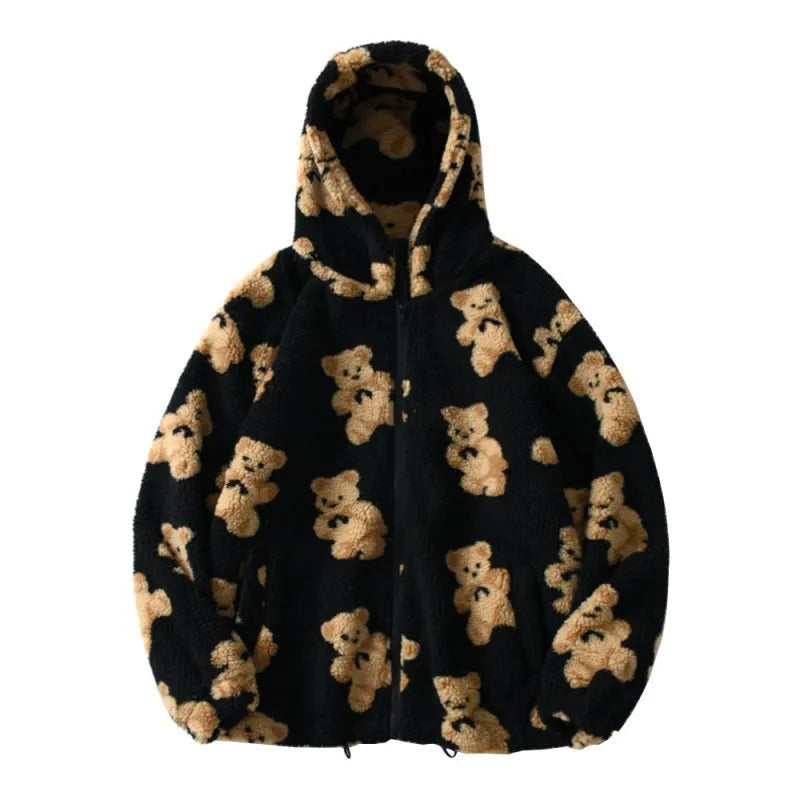 Teddy Zip Sherpa Hoodie