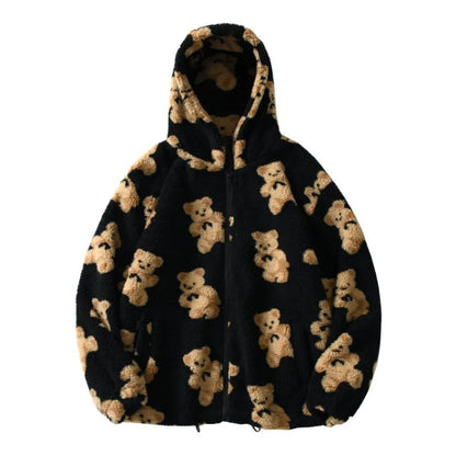 Teddy Zip Sherpa Hoodie