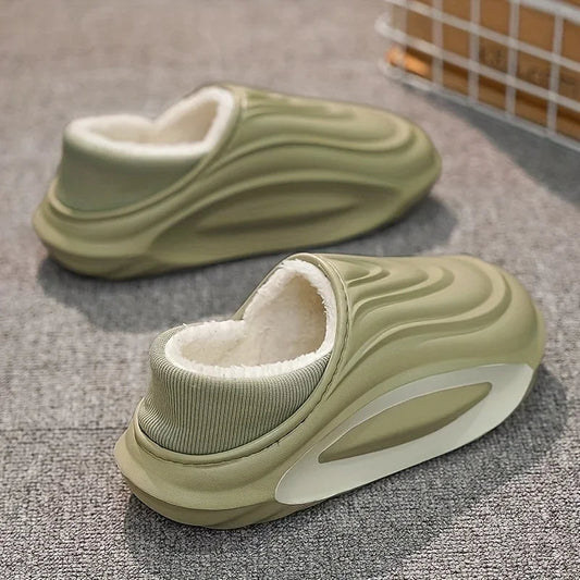 Wave Fleece Slip-On Slide