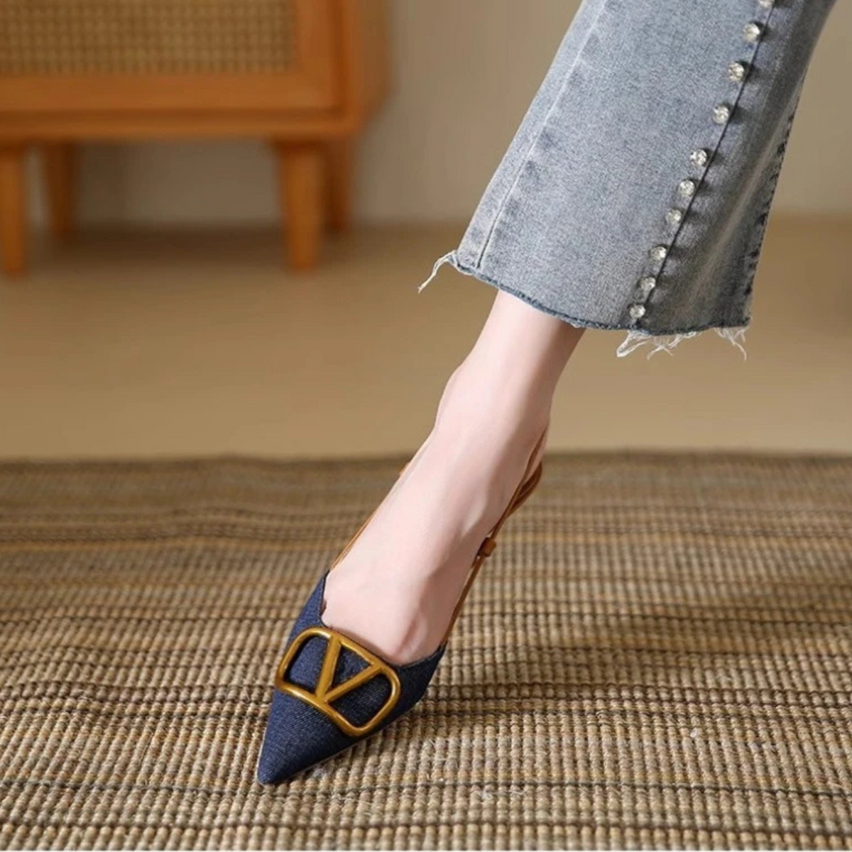 Valentina Slingback Stiletto Heel