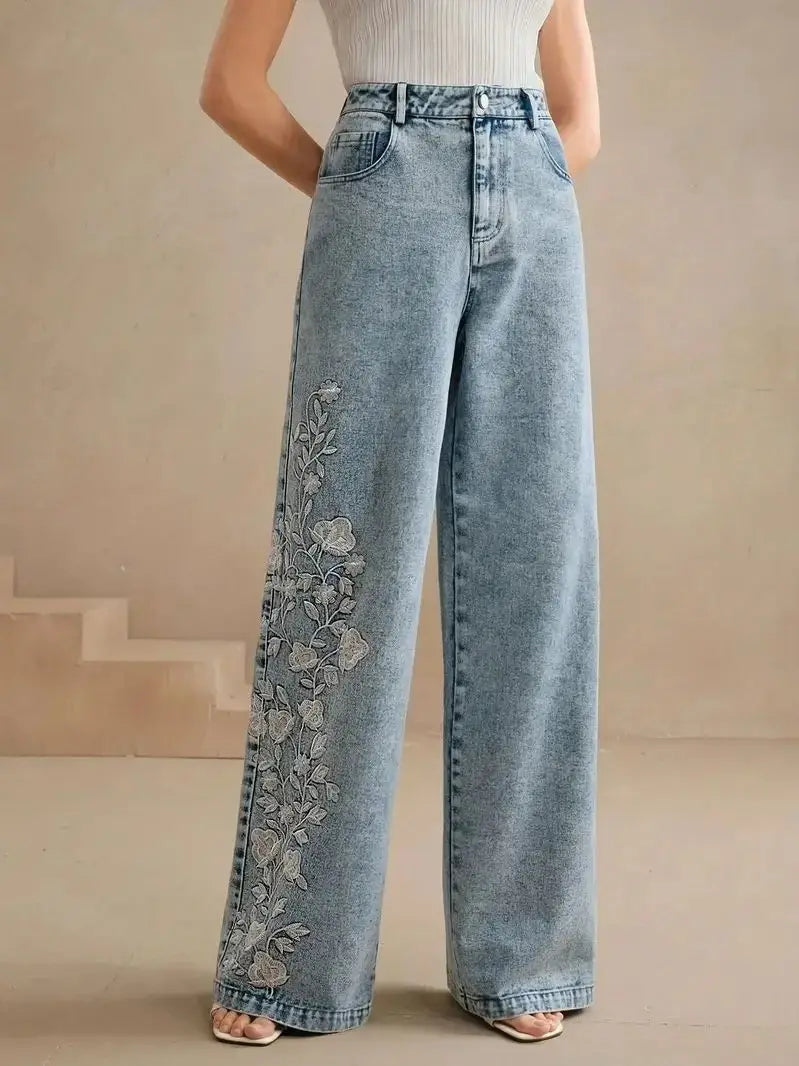 Flora Vogue Plus Size Denim Jean