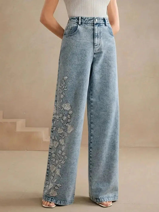 Flora Vogue Plus Size Denim Jean
