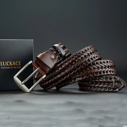 Kingsley Woven Leather Belt