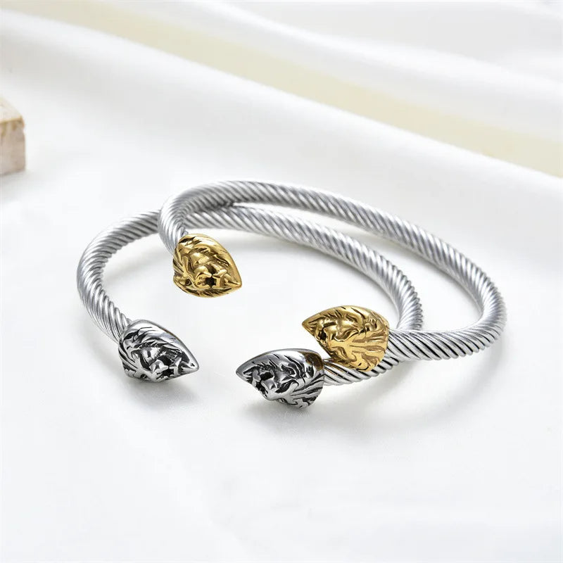 Mercer Steel Rope Cuff Bracelet