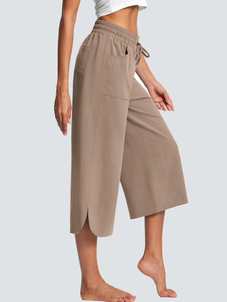 Oasis Wide-Leg Capri