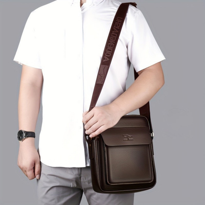 Executive Leather Messenger Bag